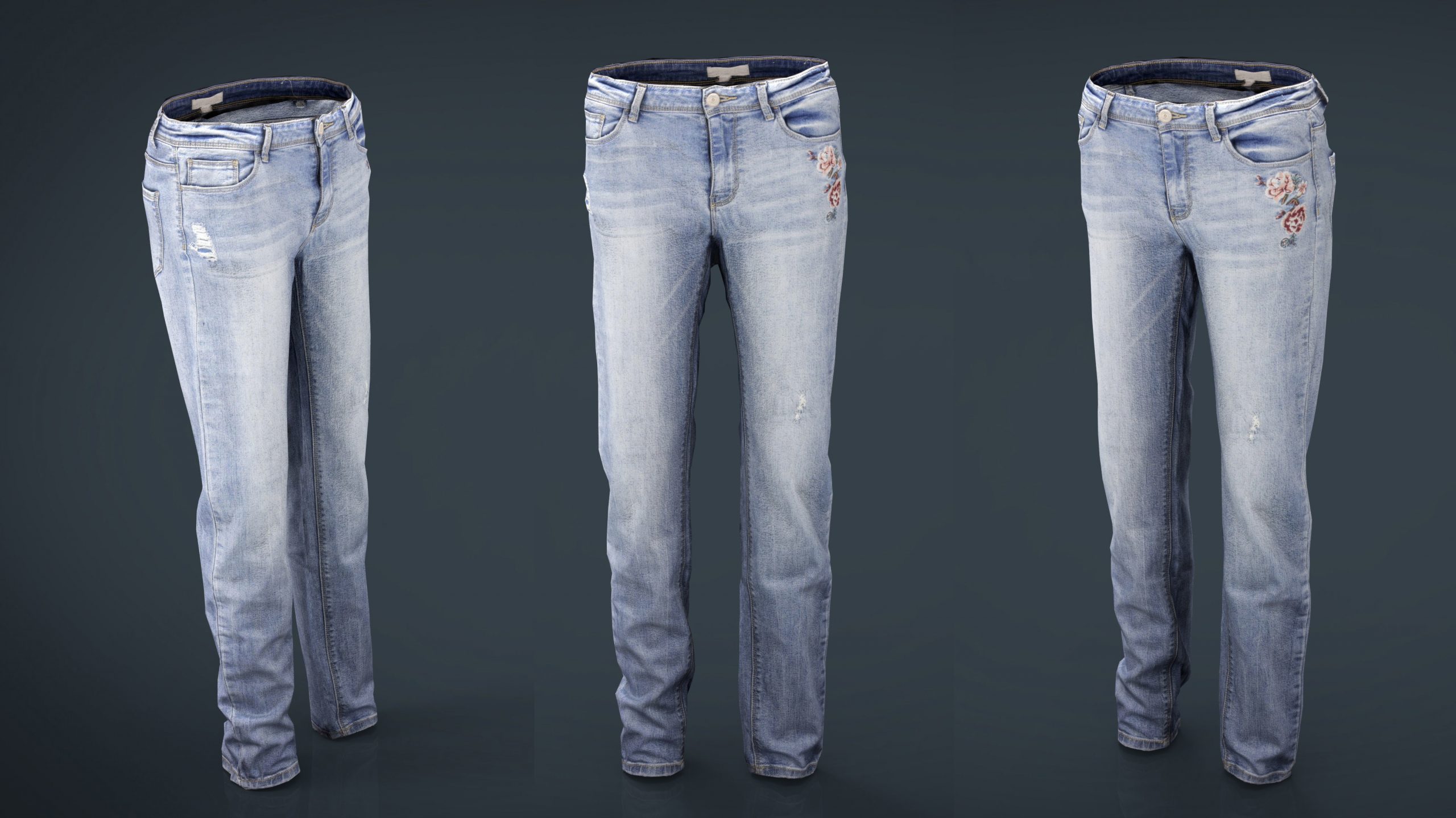 jeans 3d model low poly max obj mtl fbx ma mb scaled