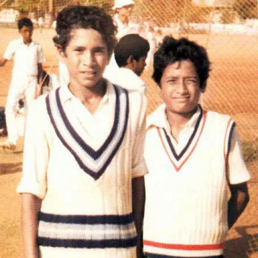 310 3103456 sachin tendulkar with his childhood friend atul ranade