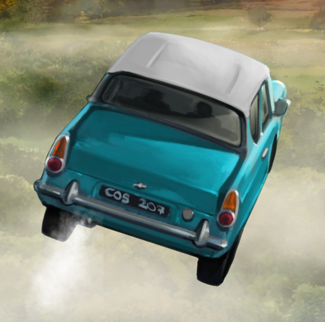 Flying Ford Anglia