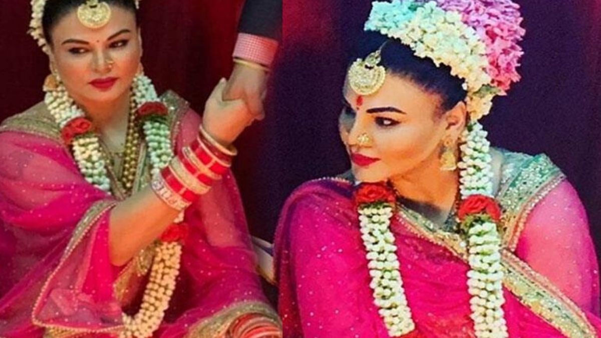 rakhi sawant shares wedding pictures with husband ritesh deletes quickly have a look