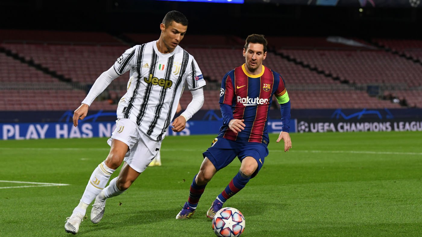 Cristiano Ronaldo Juventus Lionel Messi Barcelona GettyImages 1290158744