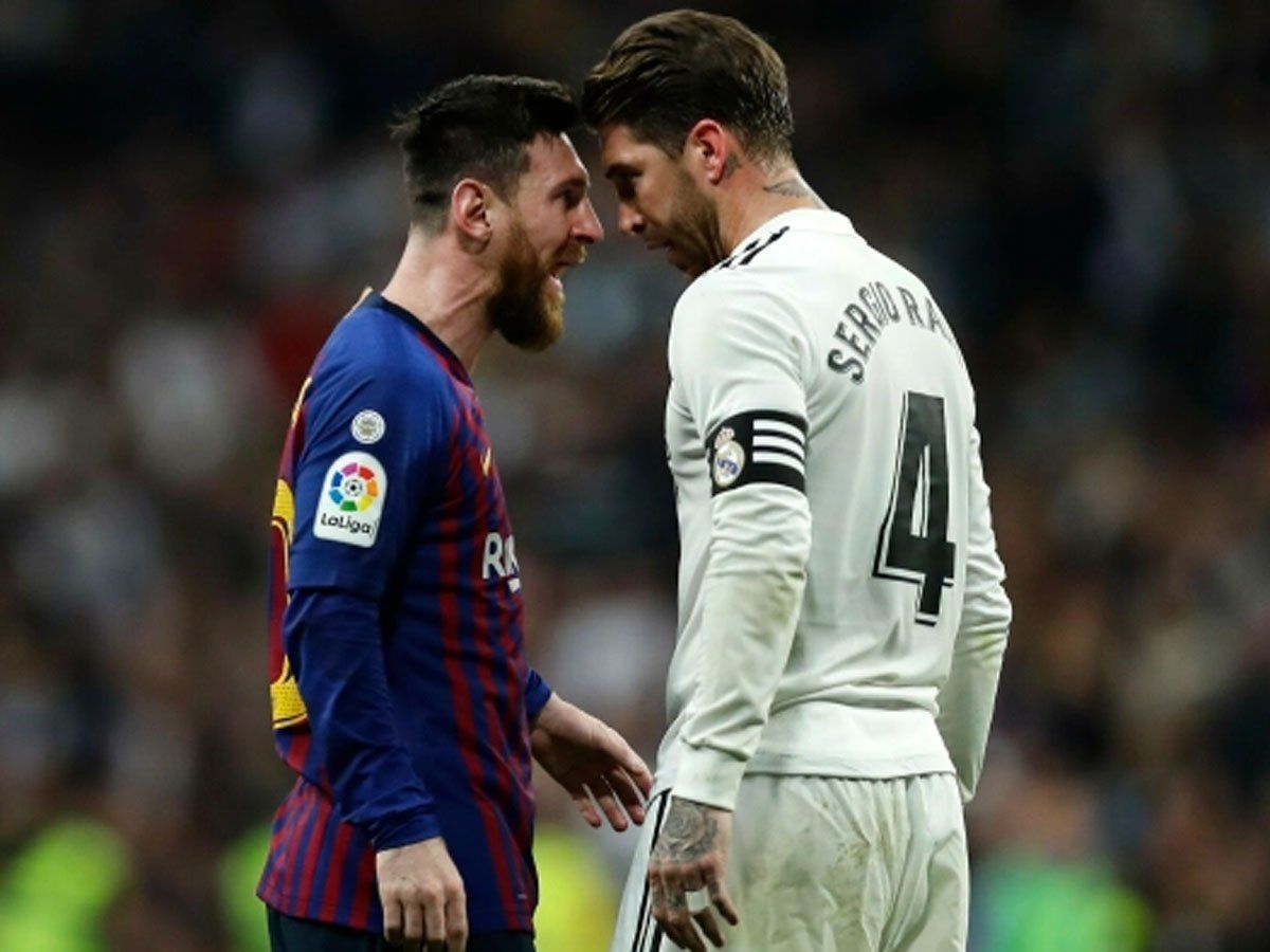 SERGIO RAMOS VS LIONEL MESSI CLASICO AP